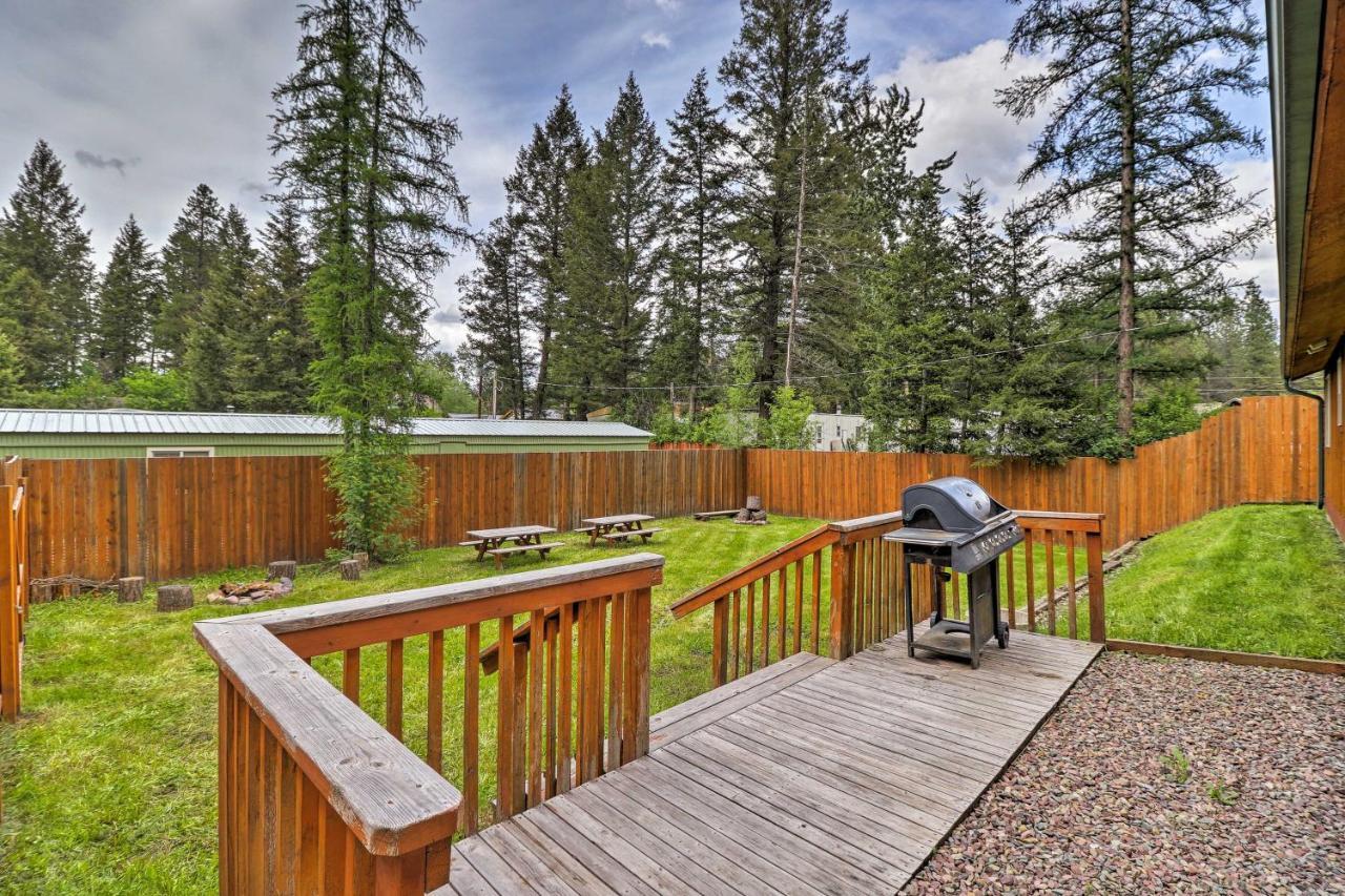 Hungry Horse Cabin Deck, Fire Pit, Near Glacier! المظهر الخارجي الصورة