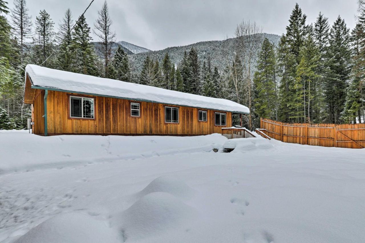 Hungry Horse Cabin Deck, Fire Pit, Near Glacier! المظهر الخارجي الصورة
